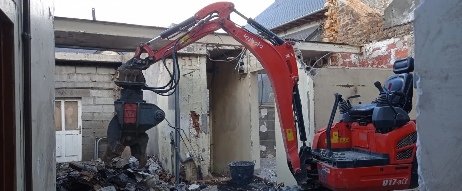 Entreprise de démolition St aubin du Cormier